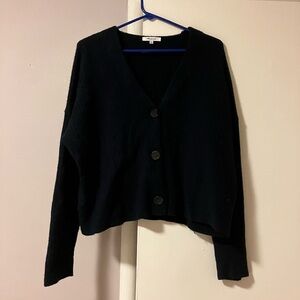 Madewell Navy Button-Up Cardigan